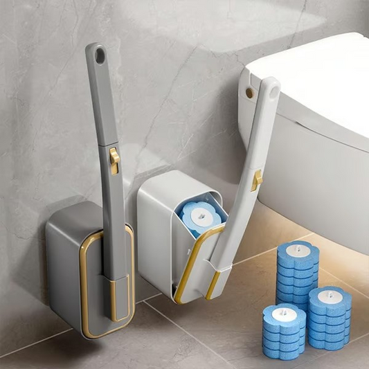 ✨QIAWI  Wall-Mounted Innovative Toilet Brush Set 🚽